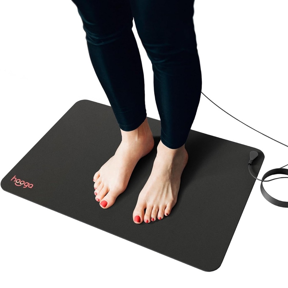 Hooga 24”x16” Conductive Carbon Infused Vegan Earth Connected Grounding Mat